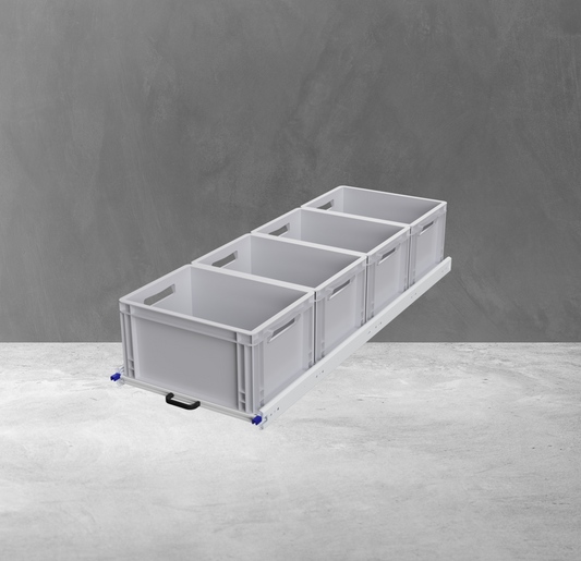 Heckauszug für Wohnmobil Kastenwagen 400x1200 mm Euroboxen