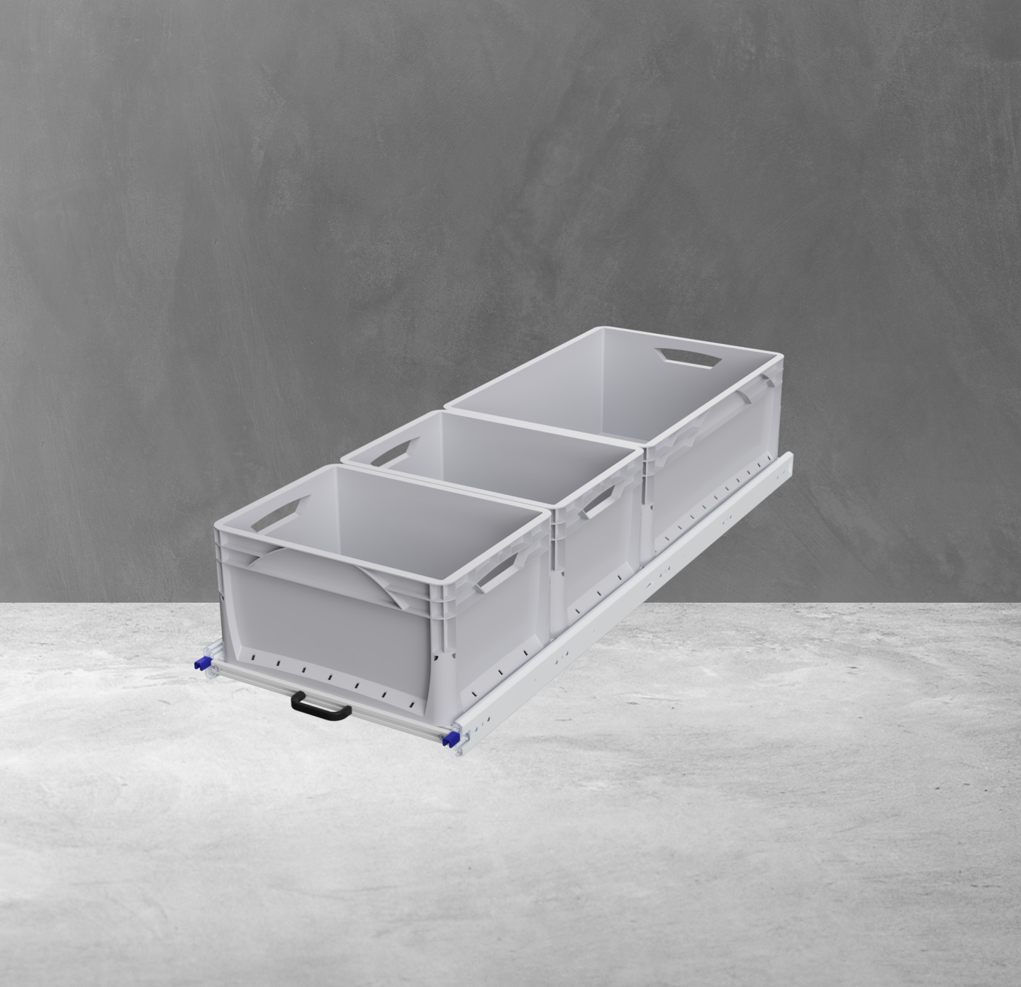 Heckauszug für Wohnmobil Kastenwagen 400x1200 mm Euroboxen