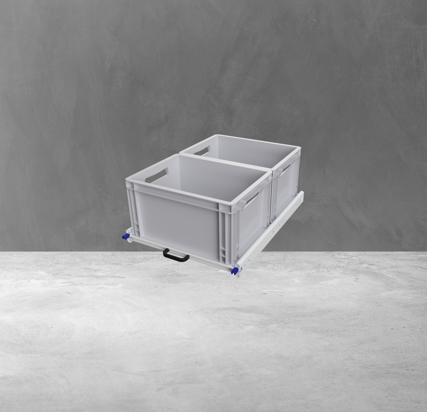 Heckauszug für Wohnmobil Kastenwagen 400x600 mm Euroboxen