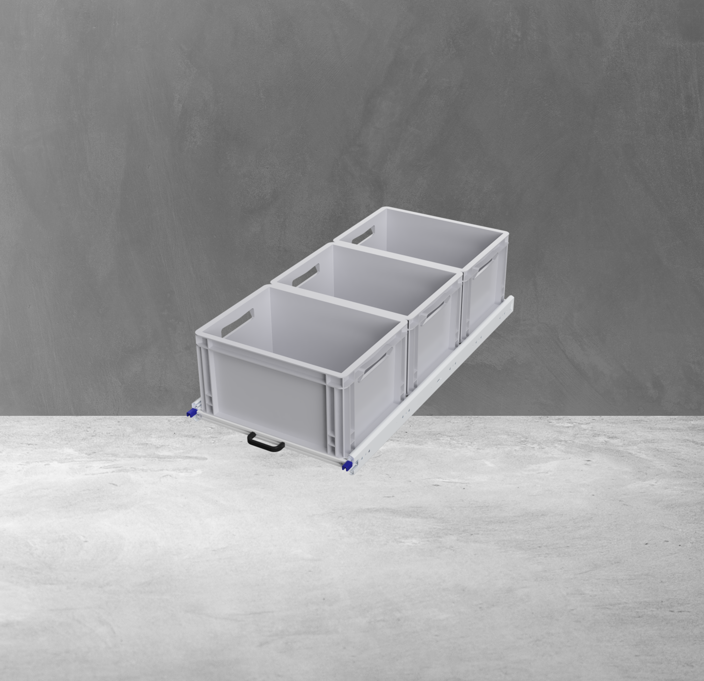 Heckauszug für Wohnmobil Kastenwagen 400x900 mm Euroboxen
