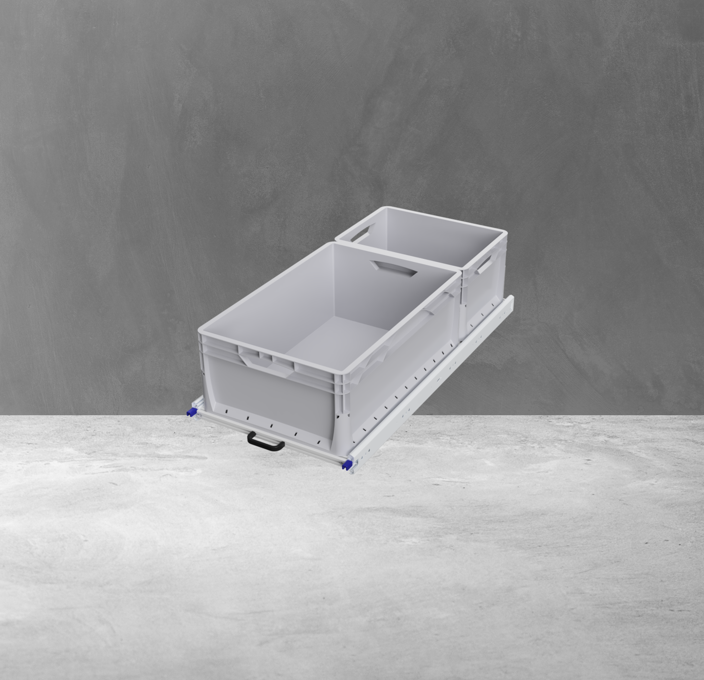 Heckauszug für Wohnmobil Kastenwagen 400x900 mm Euroboxen